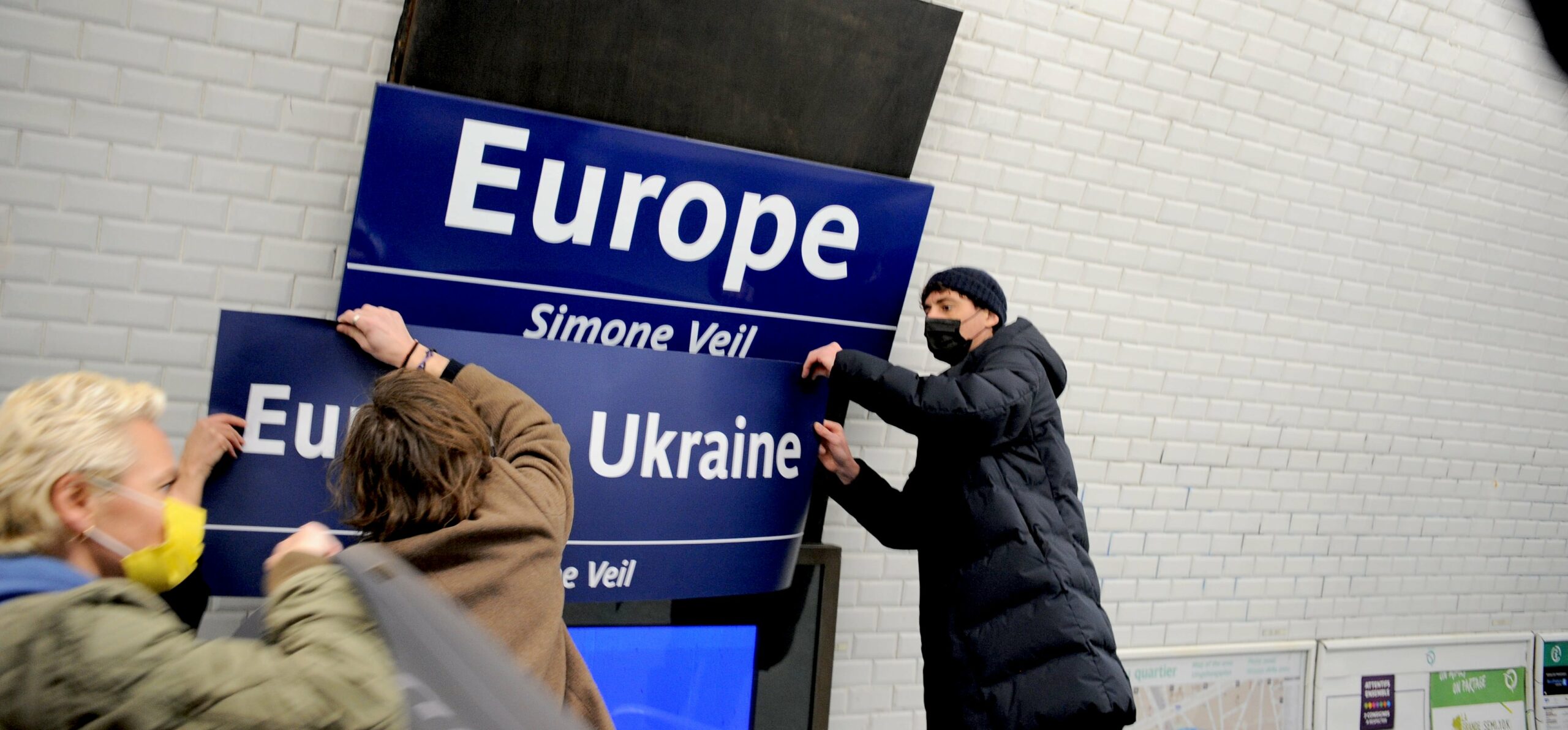 La station Europe à Paris rebaptisée Europe – Ukraine