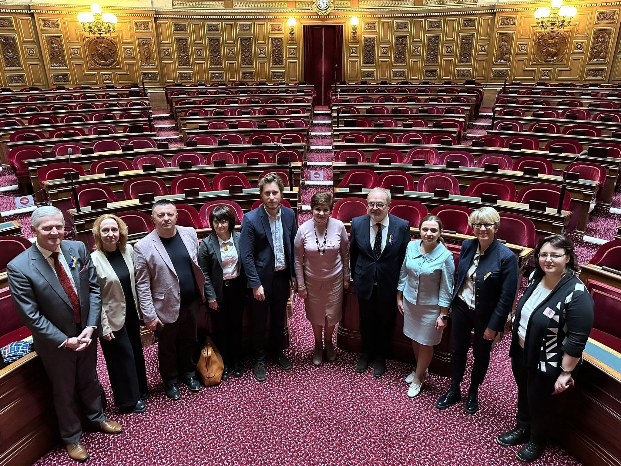 Visite d’une délégation de maires ukrainiens en France