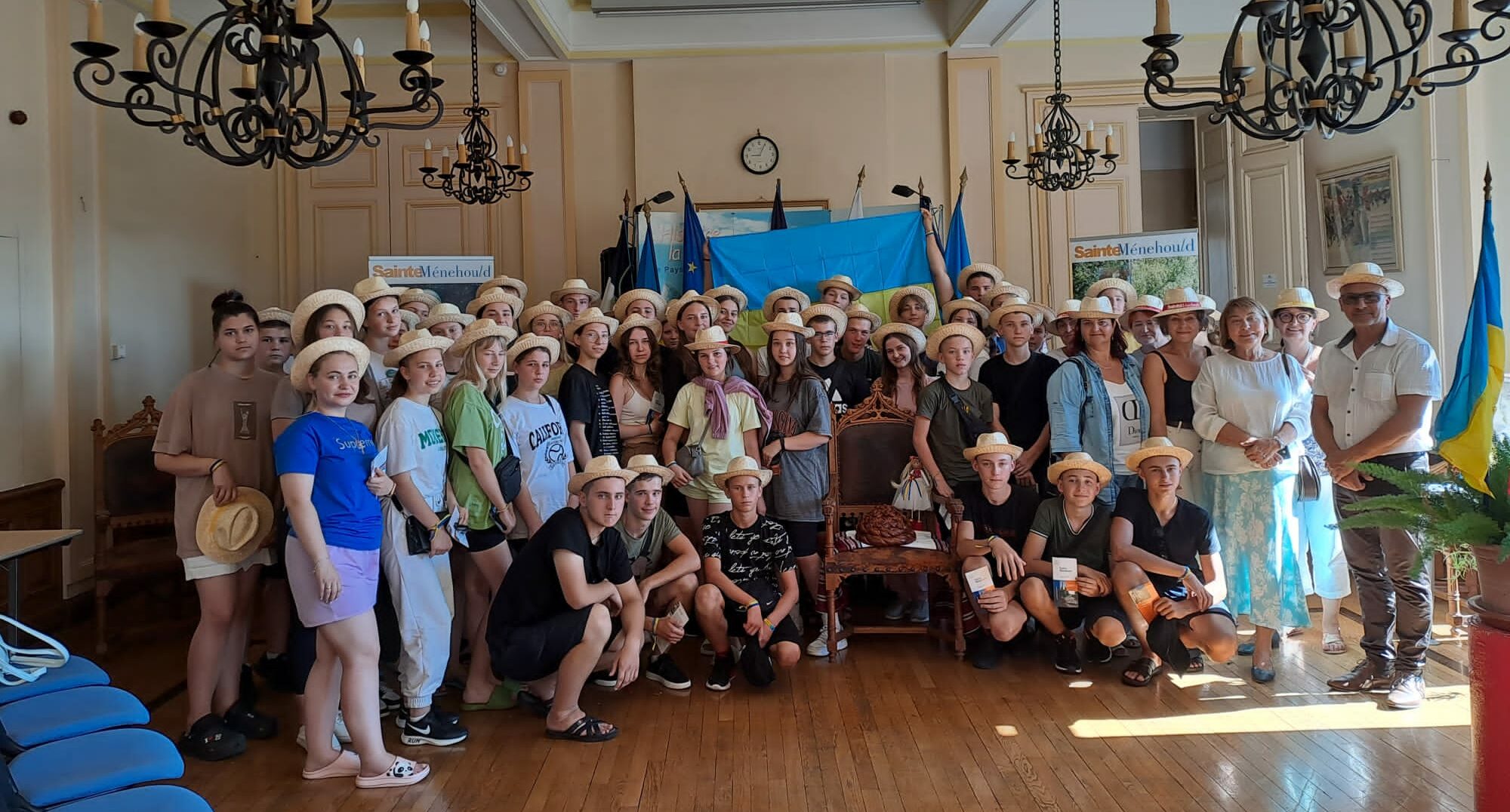 Vacances françaises à Sainte-Menehould pour les enfants de Kalynyvka