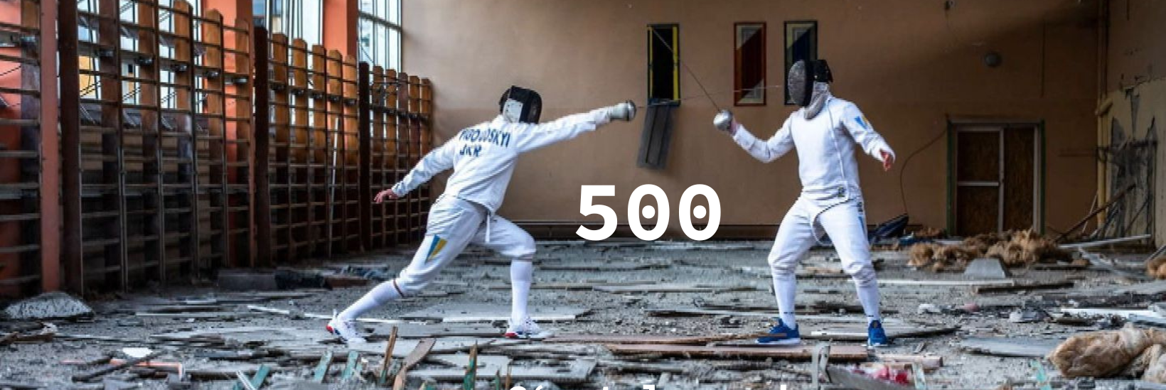 Plus de 500 infrastructures sportives ukrainiennes détruites par la Russie