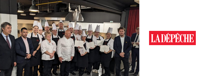 The twelve Ukrainian apprentices training in Toulouse have graduated