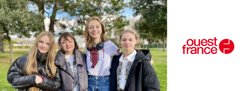 Young Ukrainians hosted by the City of Vannes for a respite stay