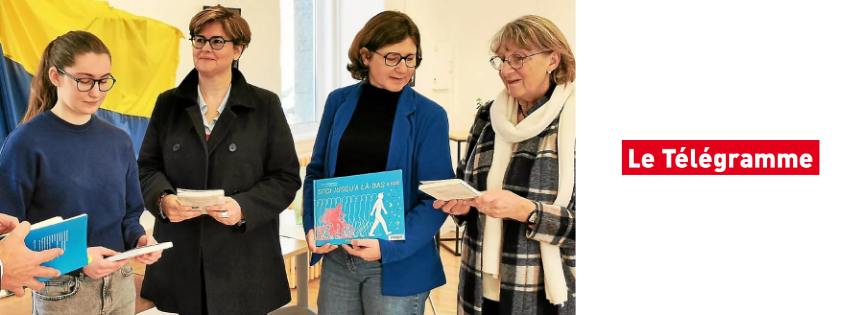 Plœuc-L’Hermitage renews its support for Ukraine and takes part in the “Yellow and Blue Pages” initiative.