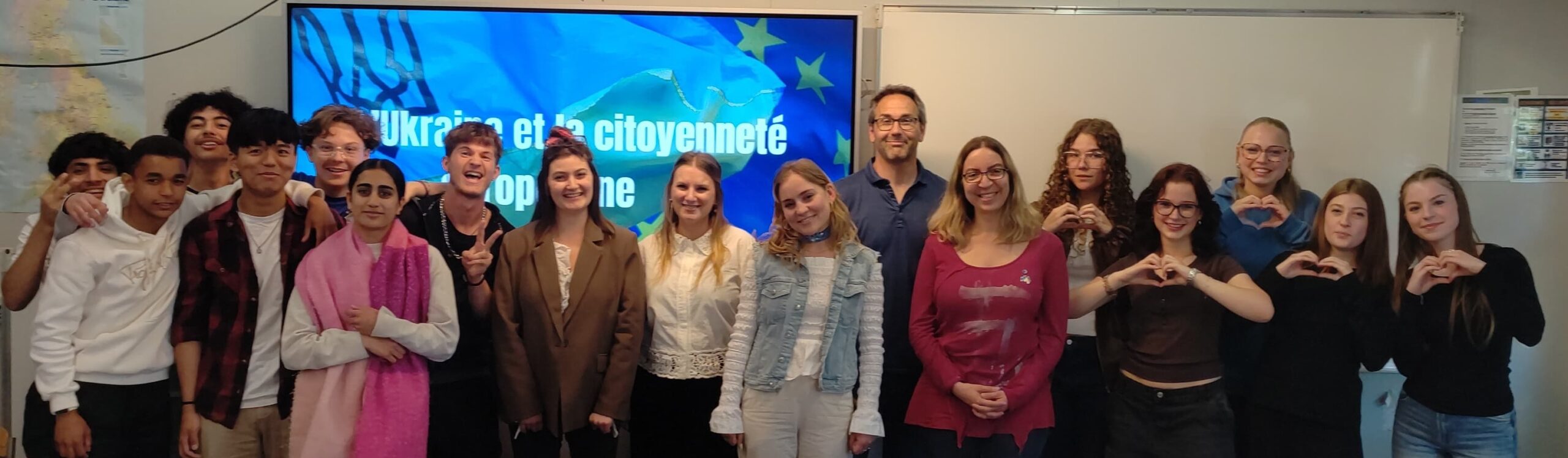 Intervention de Stand With Ukraine dans un lycée : comprendre l’Ukraine et les enjeux européens
