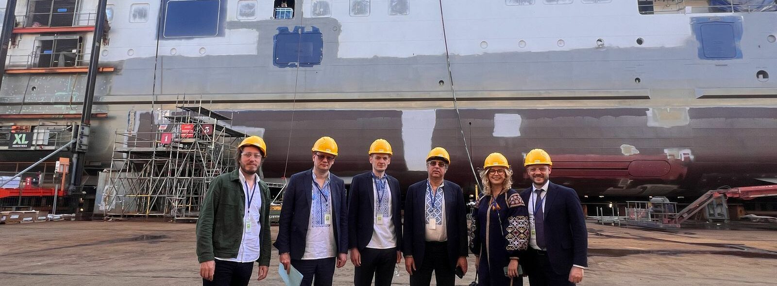Partenariat franco-ukrainien : le vice-maire de Kherson en visite sur les chantiers navals de Saint-Nazaire