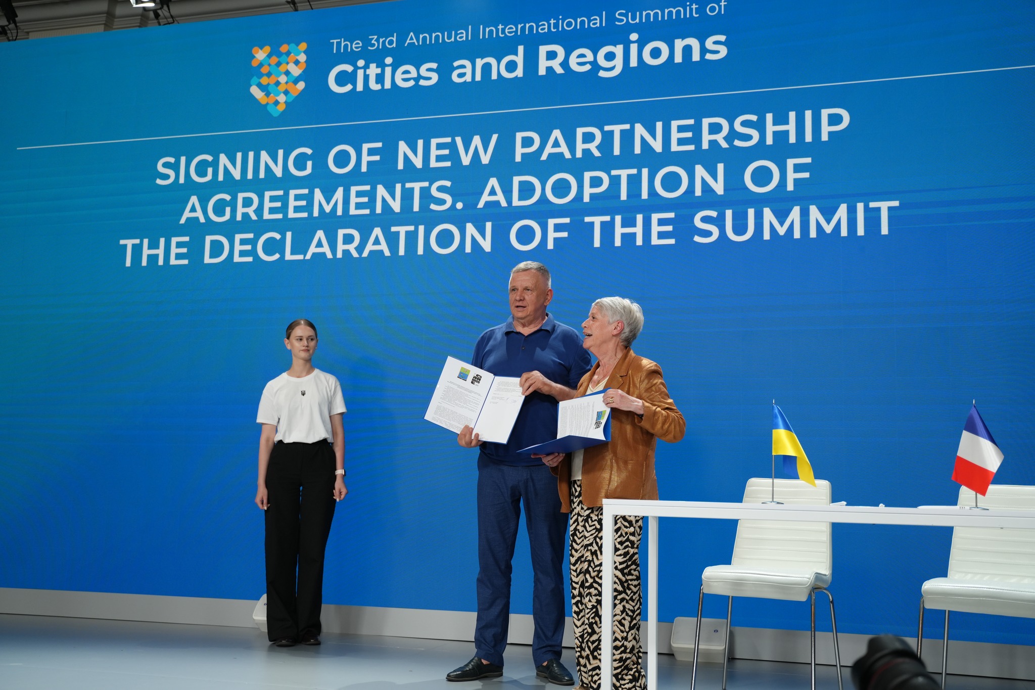 The partnership between the City of Chaumont and Liubotyn.