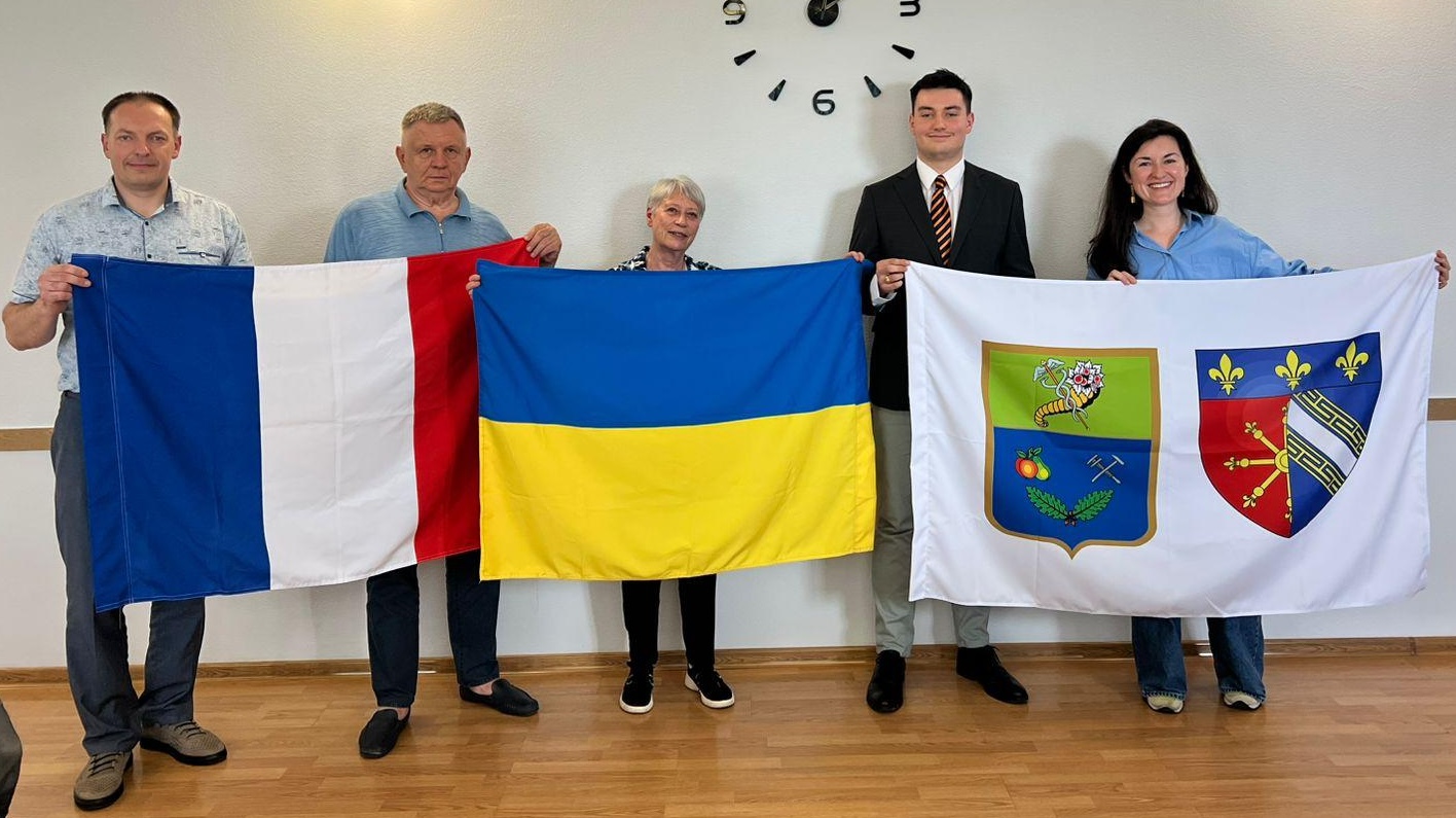La maire de Chaumont en visite en Ukraine pour une première rencontre avec le maire de Liubotyn