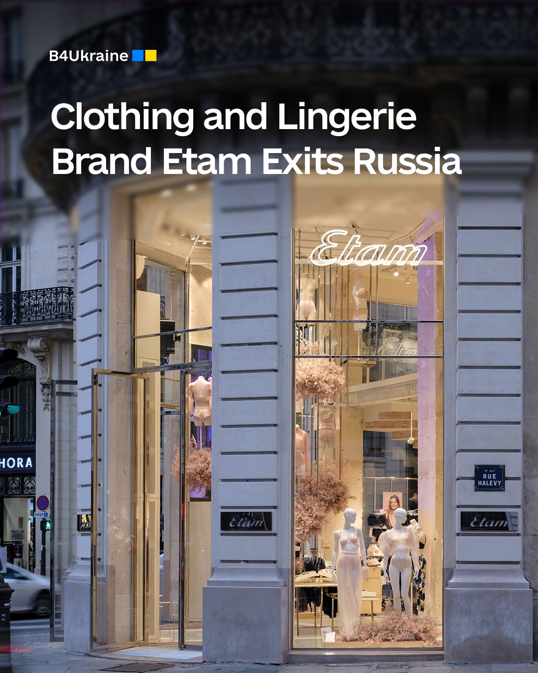 Etam quitte la Russie