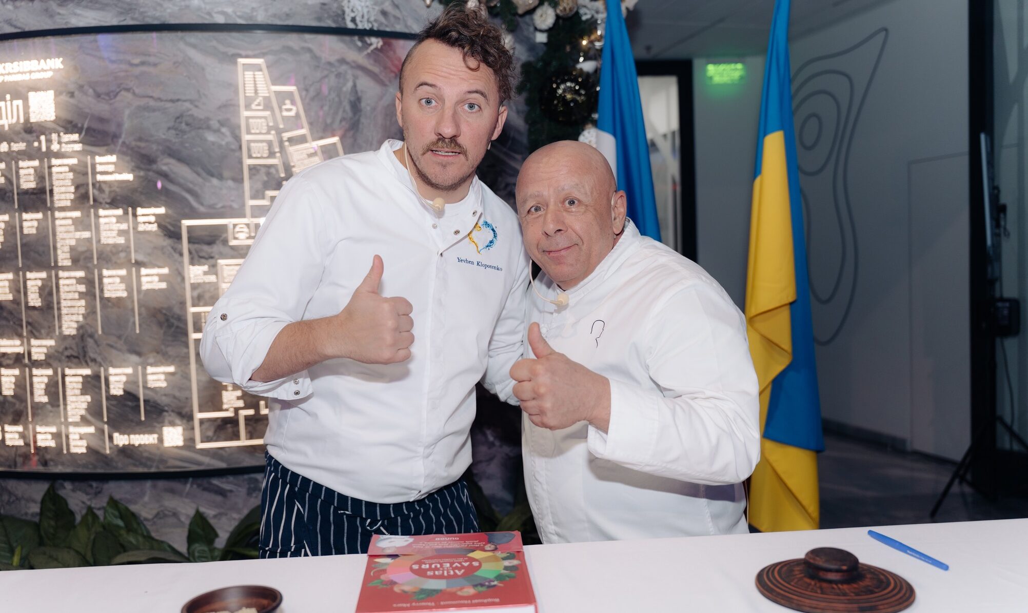 Visite de Thierry Marx à Kyiv : soutenir la formation et la reconstruction par la cuisine