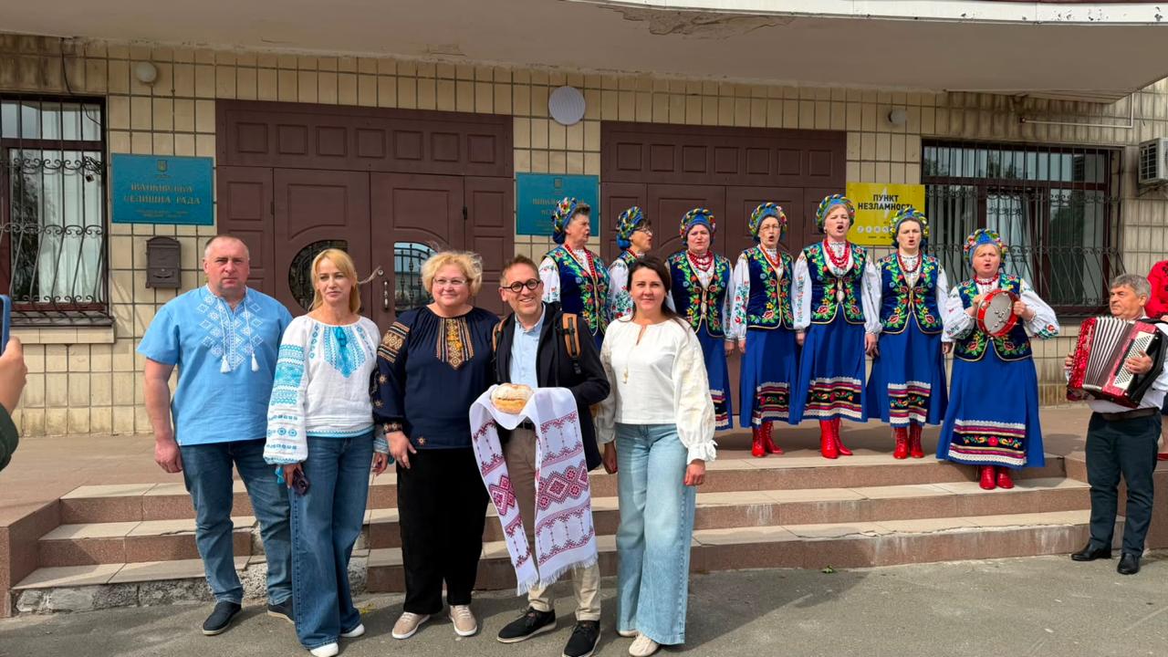 1ère visite du maire de carrières-sous-Poissy dans sa ville partenaire à Ivankiv