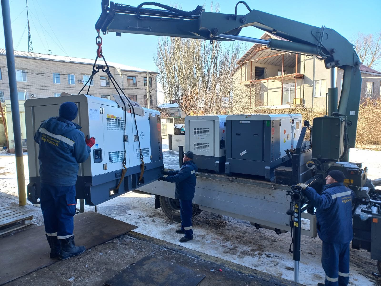 Три генератори для Херсона: допомога від міста Нант