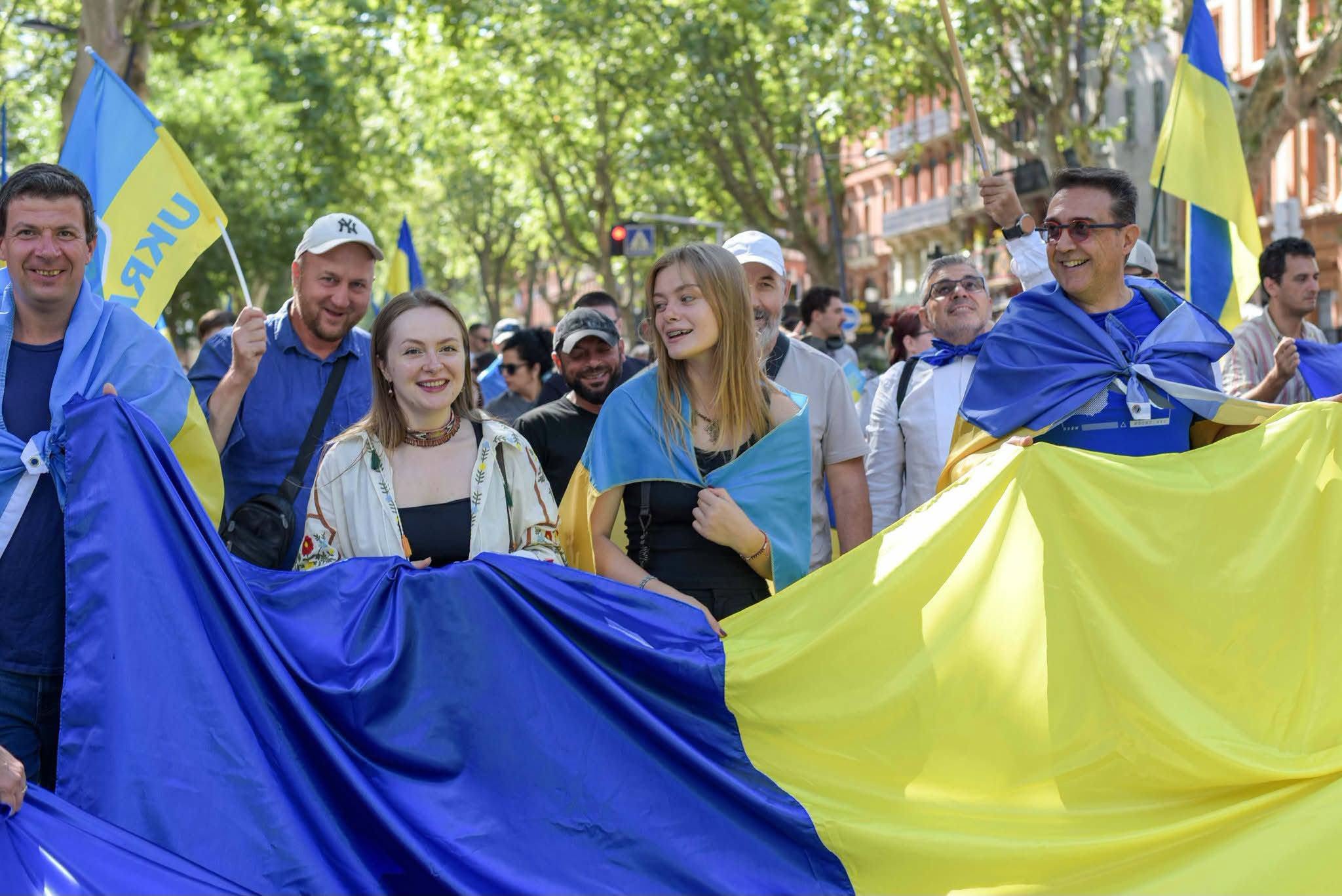 35 ans d’indépendance : la solidarité avec l’Ukraine partout en France